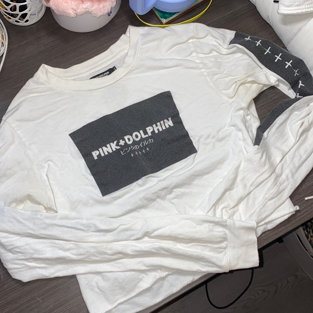 Pink Dolphin Graphic Tee